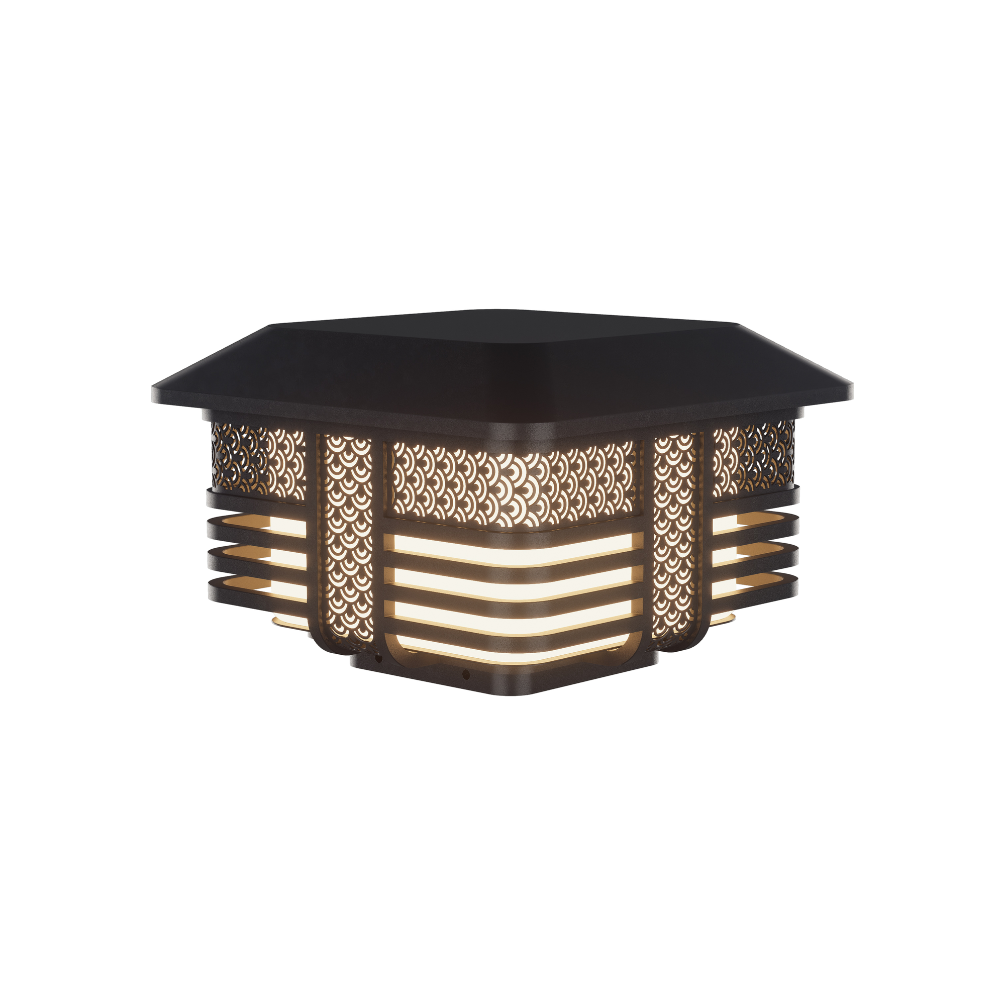 LATTIA Series Solar Post Cap Light